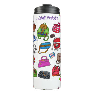 Termo Fun Guay Moda Modelo de bolsa ilustrado
