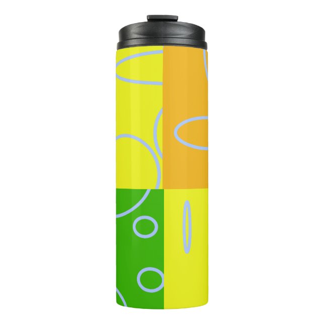Termo Fun Retro Quad Circles Loops Thermal Tumbler (Anverso)