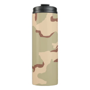 Termo Funda Camuflaje Desierto Camuflaje Ejército Beig