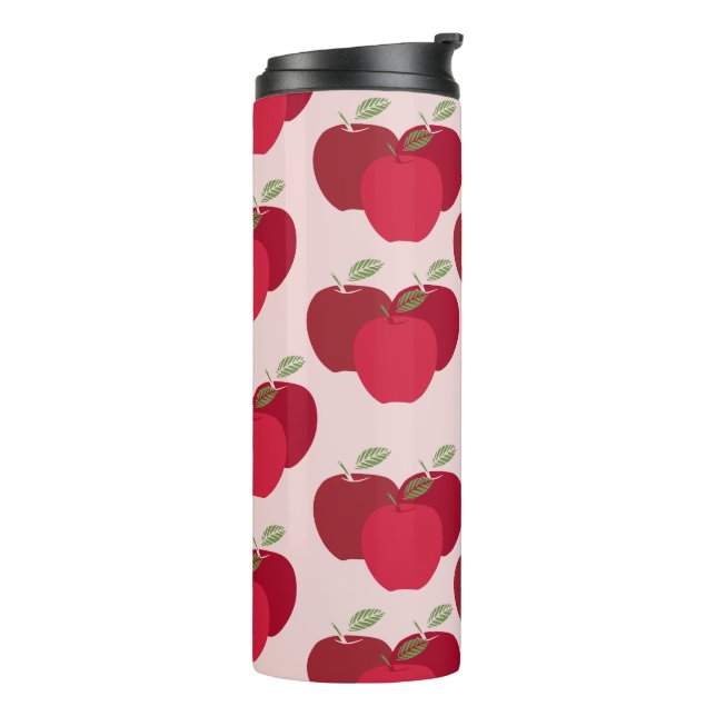 Termo Funda de ojo patrón de manzana moderno (Rotado hacia la izquierda)