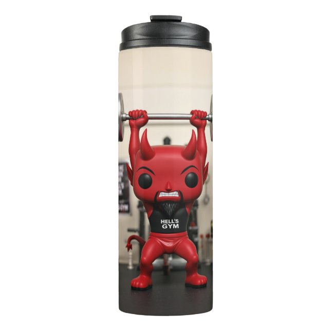 Termo Funko Pop! Hell’s Gym Devil – Pumping Iron Edition (Anverso)