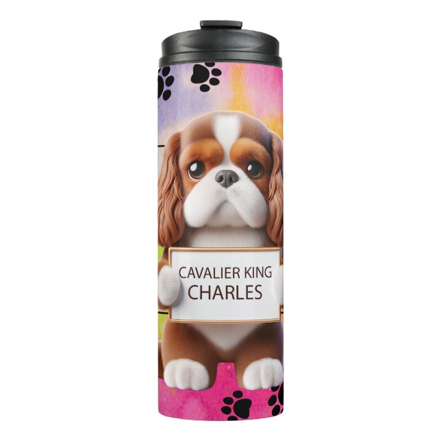 Termo Funny Cavalier King Charles Dog (Anverso)