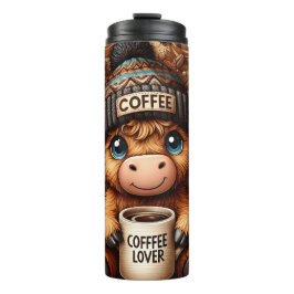 Termo Funny Coffee Lover Cow 