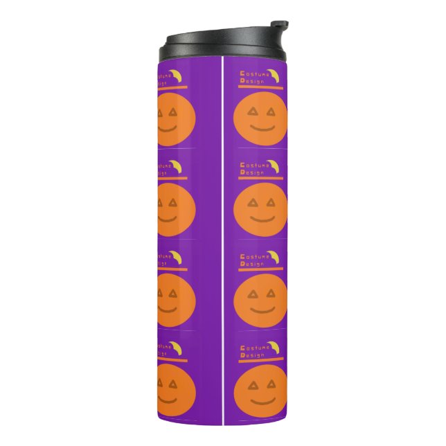 Termo Funny Costume Diseño Calabaza Termal Tumbler (Rotado hacia la izquierda)