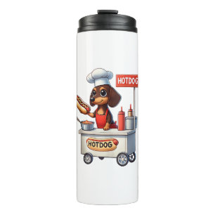 Termo Funny Dachshund Sausage Dog Weenie Hotdog Sandwich