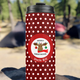 Termo Funny Feliz Navidad Personalizada