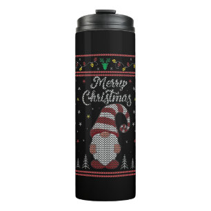Termo Funny Gnome Merry Christmas