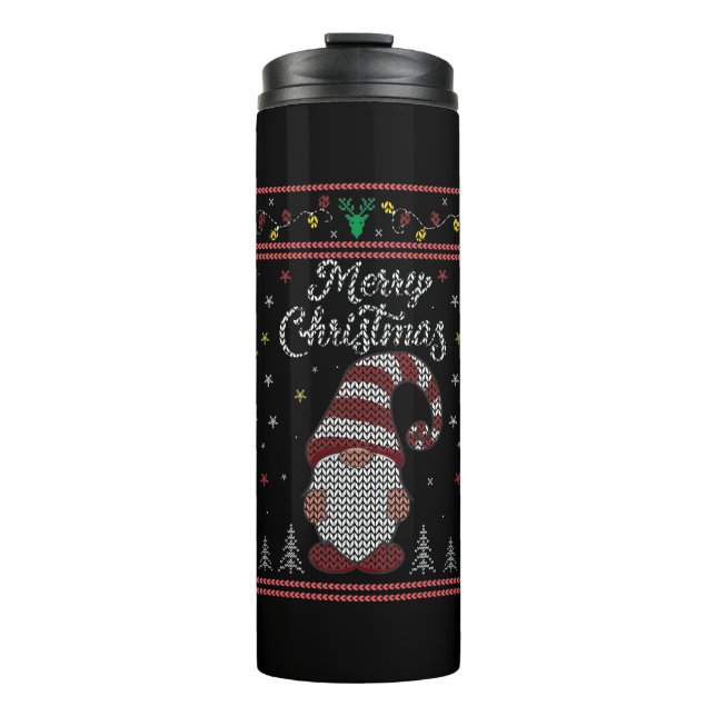 Termo Funny Gnome Merry Christmas (Anverso)
