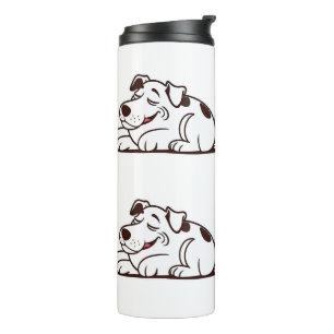 Termo Funny Lazy Dog Design