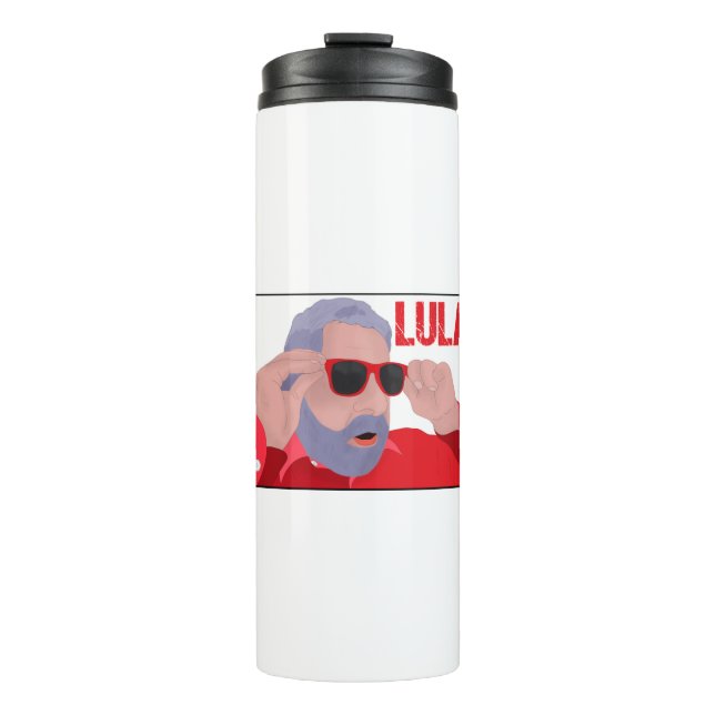 Termo Funny Lula Meme with Sunglasses (Anverso)