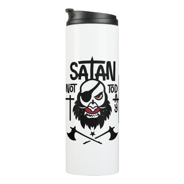 Termo Funny No Hoy Satan - Detenido (Rotado hacia la derecha)