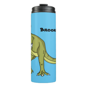 Termo Funny T rex dinosaur ilustracion