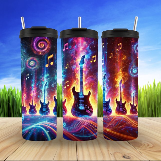Termo Fusión de sonido Neon Electric Guitar (Subido por el creador)