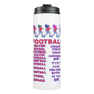 Termo Fútbol en múltiples idiomas - Calcio Soc fußball