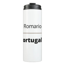 Termo Fútbol Portugal, personalizable