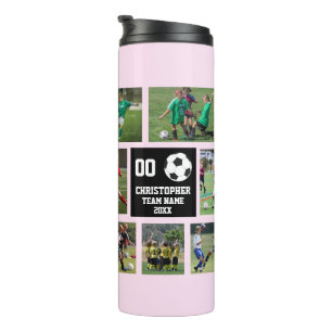 Termo Fútbol rosa