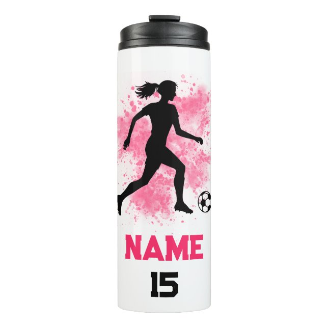 Termo Futbolista Femenino Personalizado (Anverso)