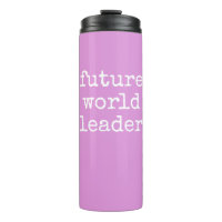Futuro Líder Mundial Inspirando Cita Rosa