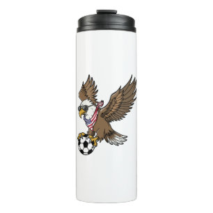 Termo Gafas de sol águila de fútbol americano frescas vi