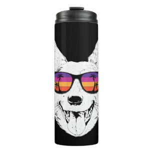 Termo Gafas de sol de perro de ganado retro australiano