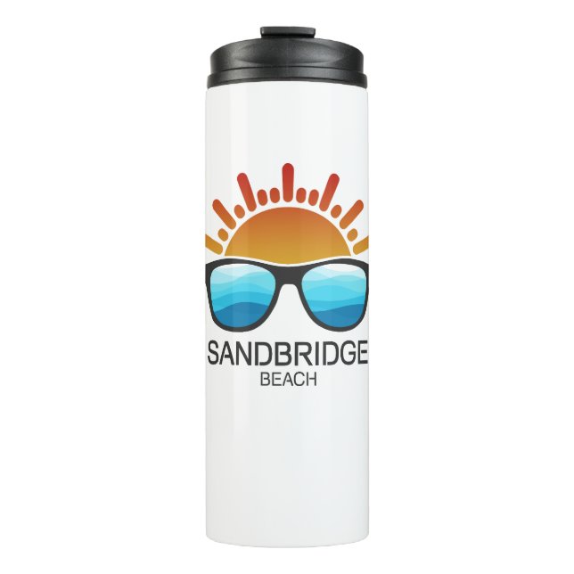 Termo Gafas de sol de Sandbridge Beach Virginia (Anverso)