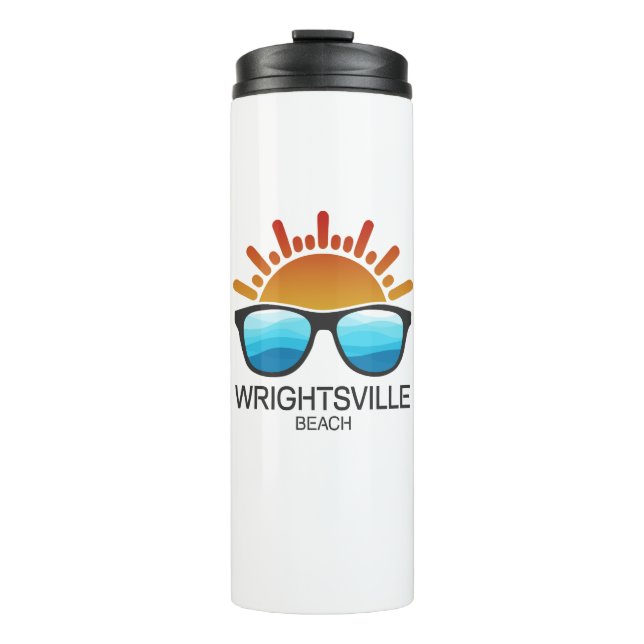 Termo Gafas de sol de Wrightsville Beach North Carolina (Anverso)