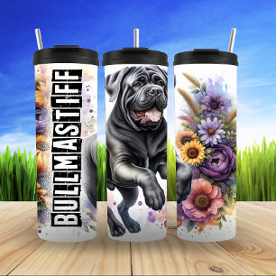 Termo Gala suave floral de Bullmastiff