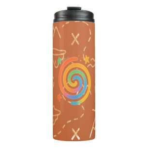 Termo Galaxia espiral arcoiris