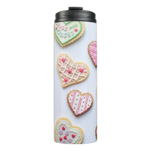 Termo galletas en forma de corazón para el día de San Va