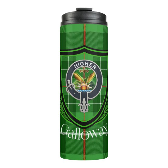 Termo Galloway Scottish Clan Tartan & Crest (Anverso)