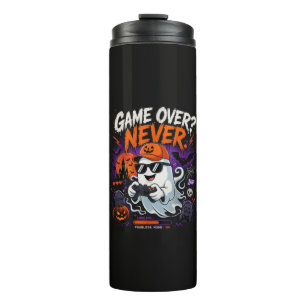 Termo Game Over Nunca Divertido Fantasma de Gamer Hallow