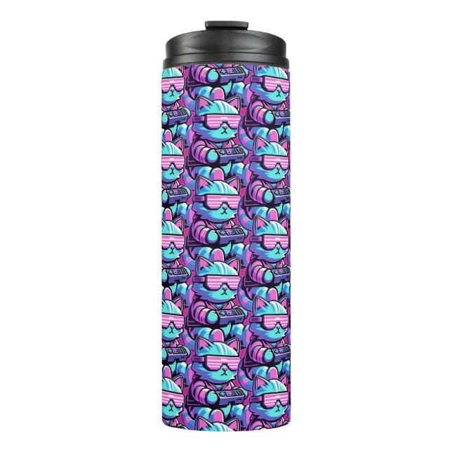 Termo Gamer de gatos de Guay (Anverso)