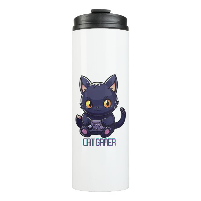 Termo Gamer gato (Anverso)
