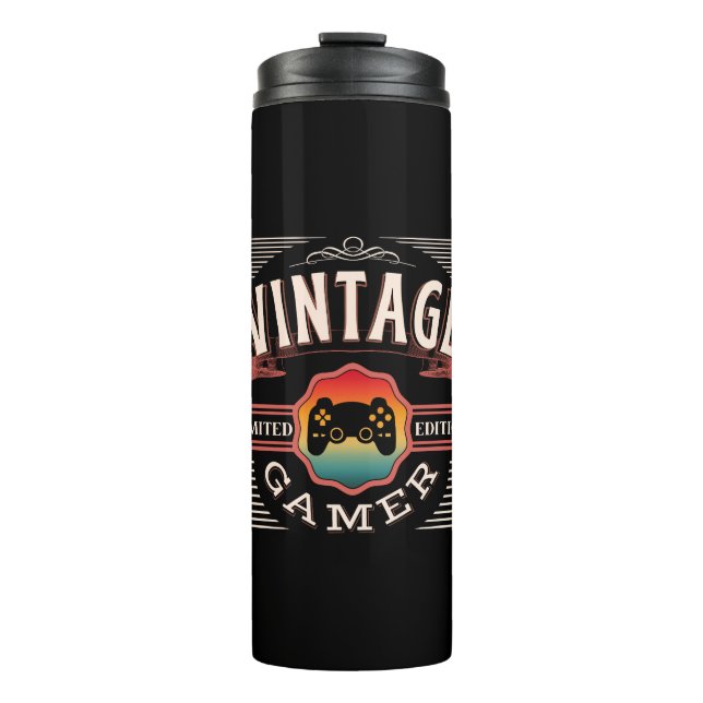 TERMO GAMER VINTAGE EDICIÓN LIMITADA  (Anverso)
