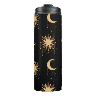 Termo Garrafinha garrafa estampa boho 