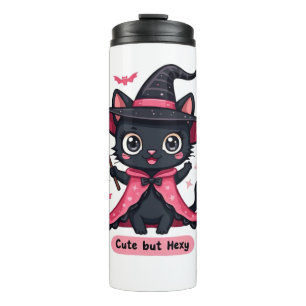 Termo Gatito gótico de color rosa - dulce, pero adorado.
