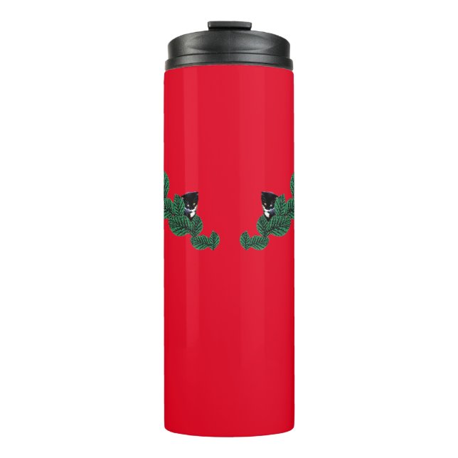 Termo Gatitos con hojas (Anverso)