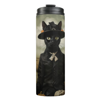Termo Gato Bruja con Calabazas 