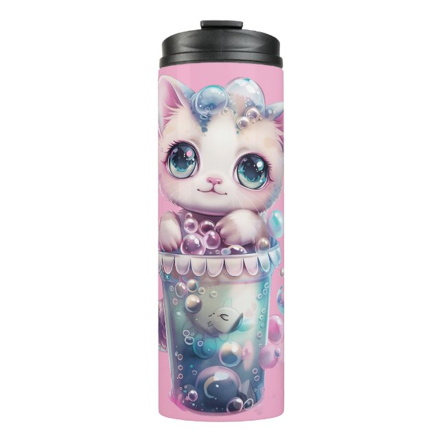 Termo Gato Burbuja (Anverso)