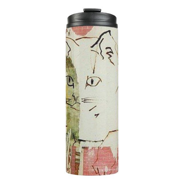 Termo Gato Collage Tumbler (Anverso)