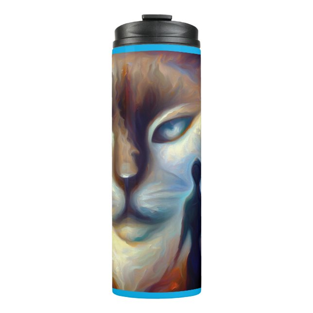 Termo Gato de animal espiritual 3 (Anverso)