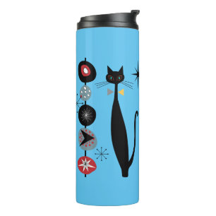 Termo Gato de Guay moderno MCM de la era retro atómica
