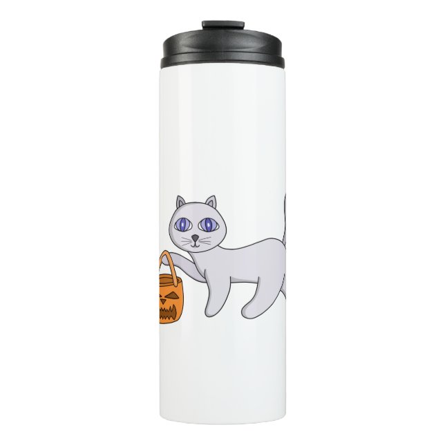 Termo Gato de Halloween (Anverso)