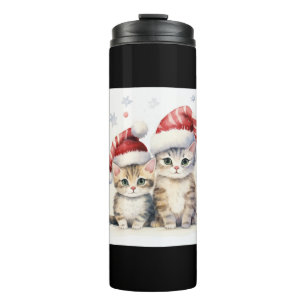 Termo Gato de Navidades de corte