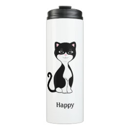 Termo Gato de Tuxedo Feliz