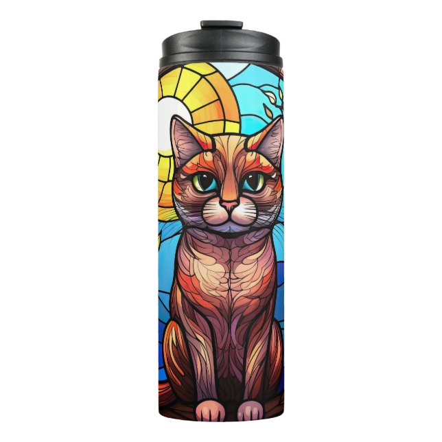 Termo Gato de vidrio contenido (Anverso)