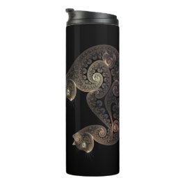 Termo Gato fractal serpentino