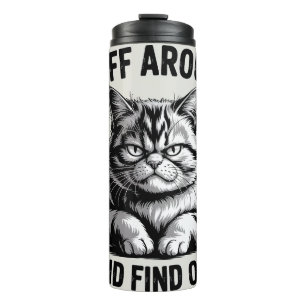 Termo Gato Gruñón Divertido