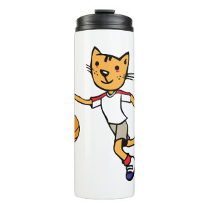 Termo Gato Juega Baloncesto, Jersey Deportivo de Balonce