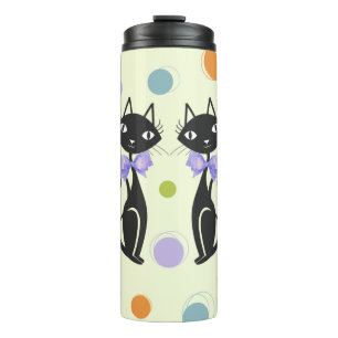 Termo Gato moderno de mediados del siglo